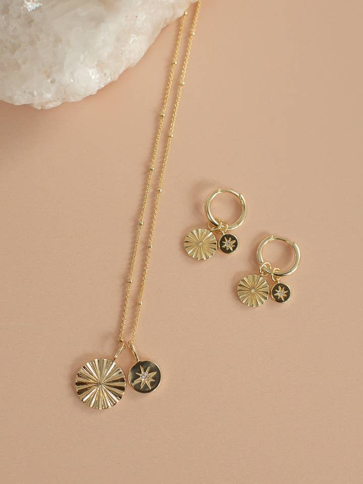 Lumi North Charm Necklace for wholesale by Lumi + Sol