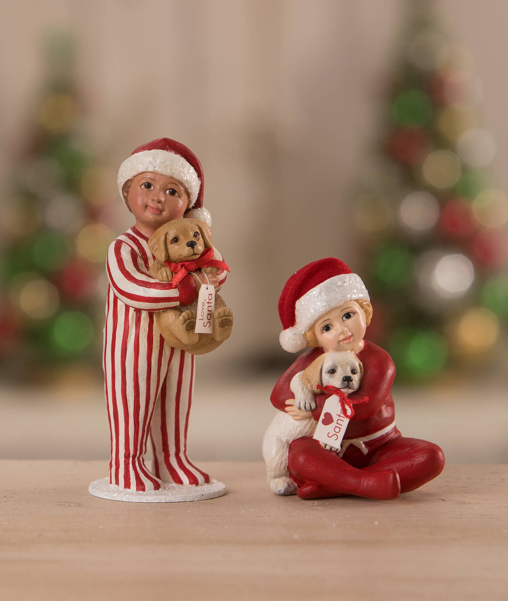 Bethany Lowe Designs - Wholesale Christmas Decoration - Matthew's Christmas Puppy Surprise2