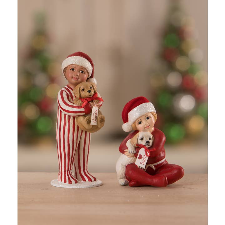 Bethany Lowe Designs - Wholesale Christmas Decoration - Matthew's Christmas Puppy Surprise2