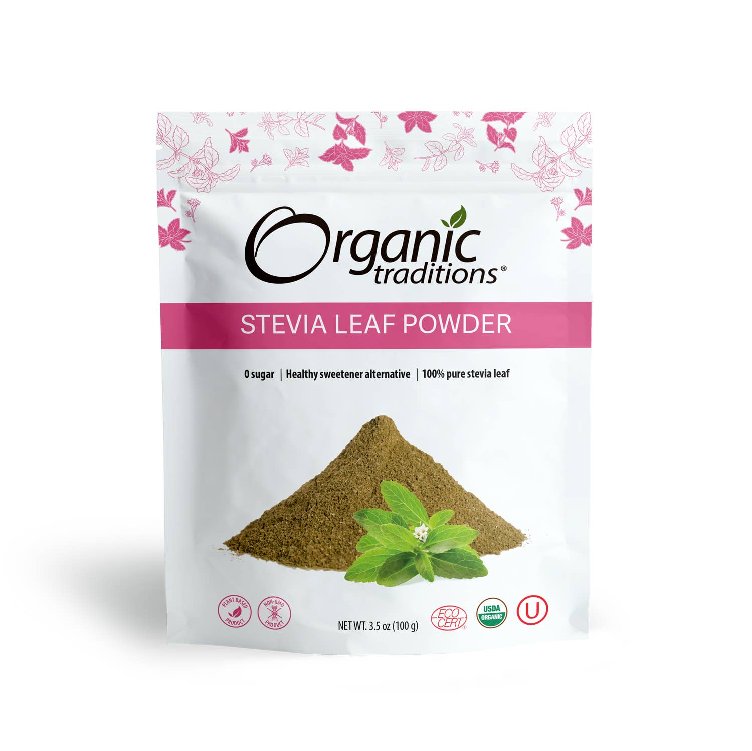 Organic Traditions - Wholesale Protein/Superfood Powder - Stevia Leaf Powder - 3.5oz (100g)