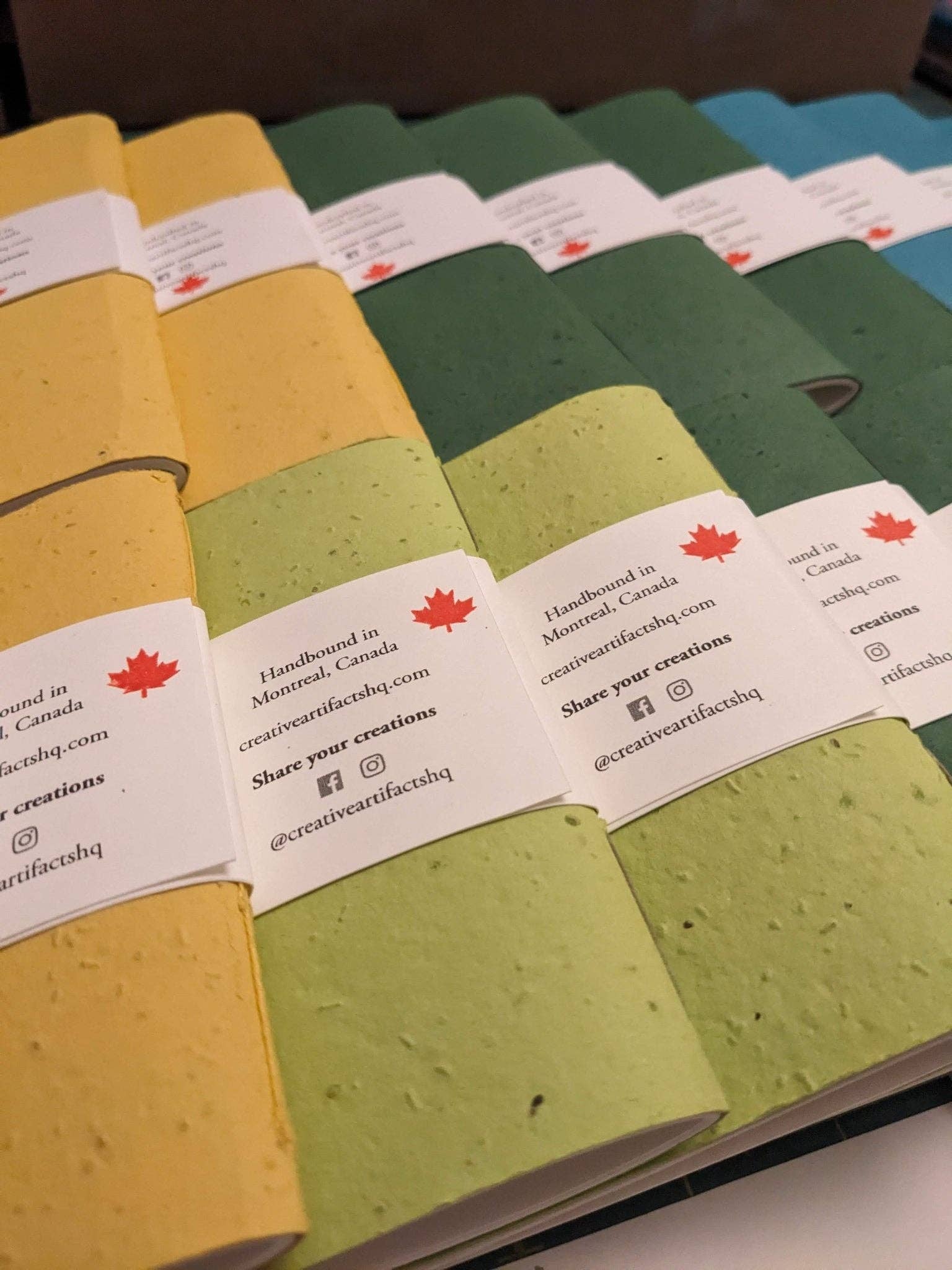 Creative Artifacts HQ - Wholesale Notebook - Pocket | Plantable Cotton Notebook10