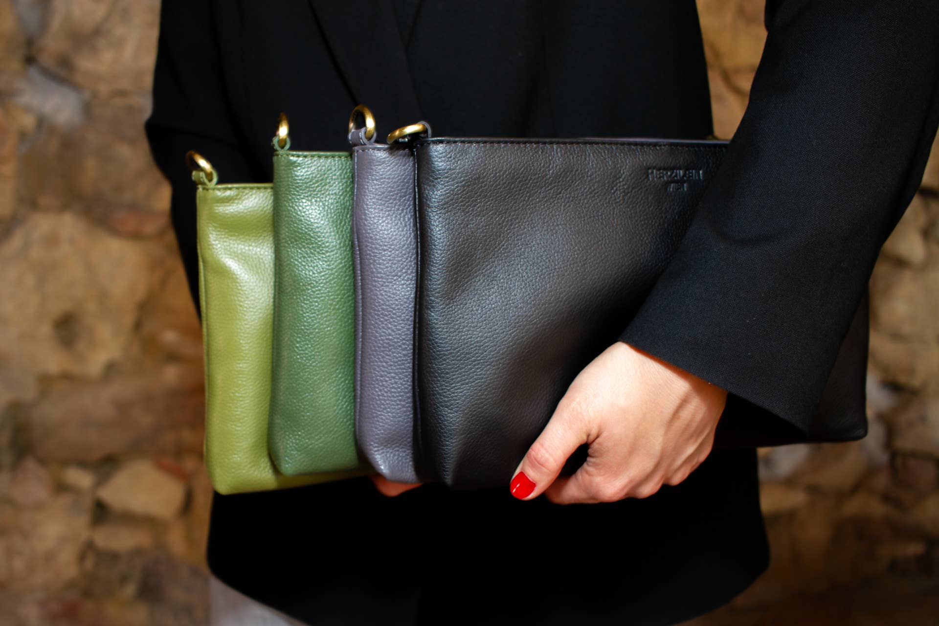 Herzilein-Wien GmbH - Wholesale Crossbody Bag - Women's - Crossbody Leder Tasche simpel3