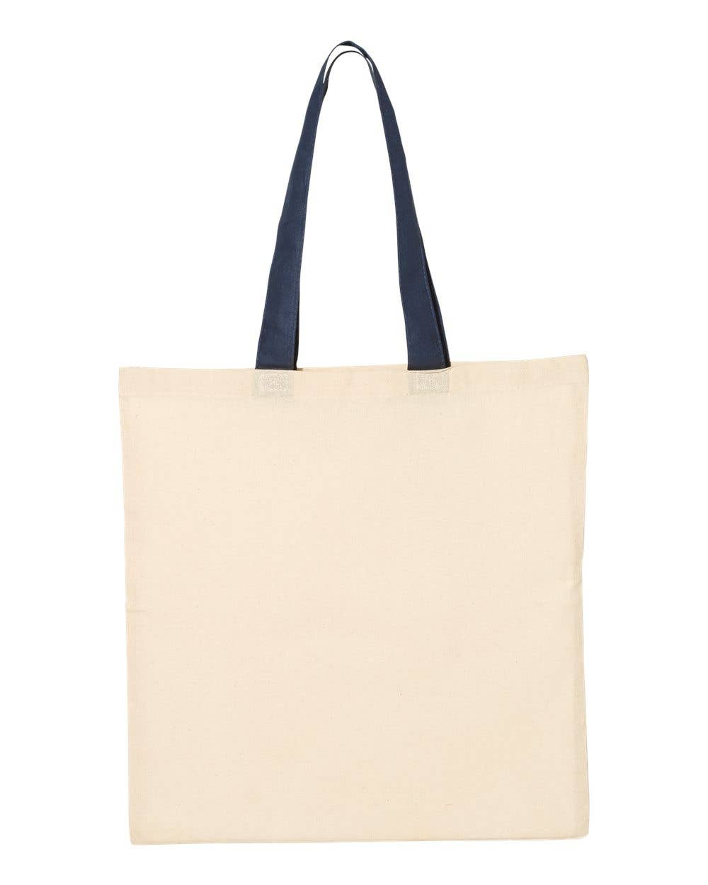 Lucky Avocado - Wholesale Tote Bag - Unisex - Economical Tote with Contrast-Color Handles1