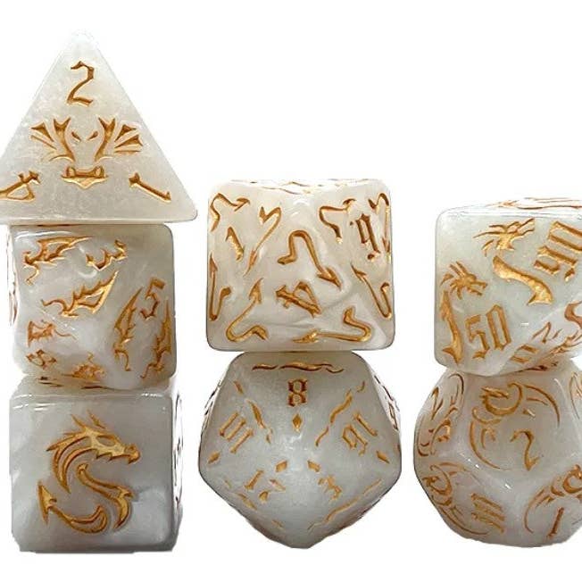 Drake's Flight: Spirit RPG Dice Set for wholesale by Foam Brain Games
