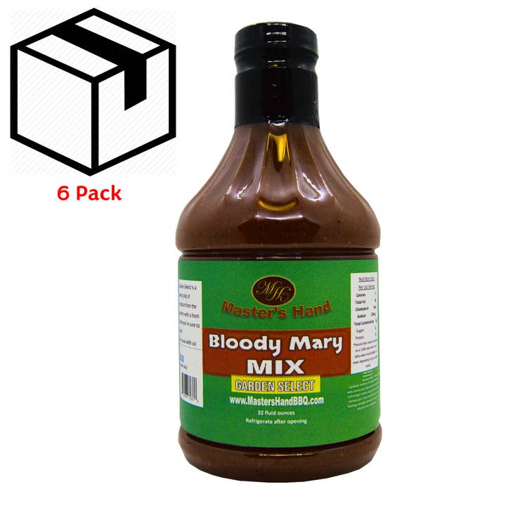 Bloody Mary Mix Garden Select 32oz (6ea) MHBMMGS32 for wholesale by Master's Hand BBQ