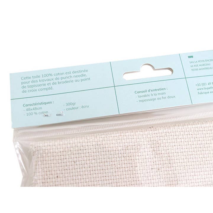 La Petite Épicerie - Wholesale Craft Supplies - Punch Needle canvas coupon - 48 x 48 cm