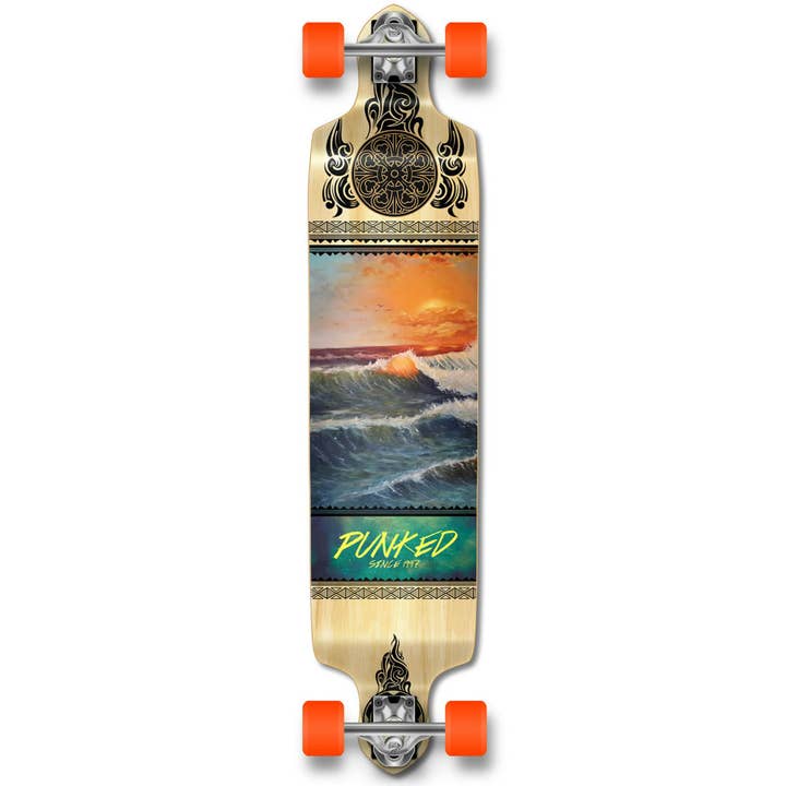 Yocaher Drop Down Komplett Longboard - Wave-Szene für den Großhandel von Yocaher Skateboards