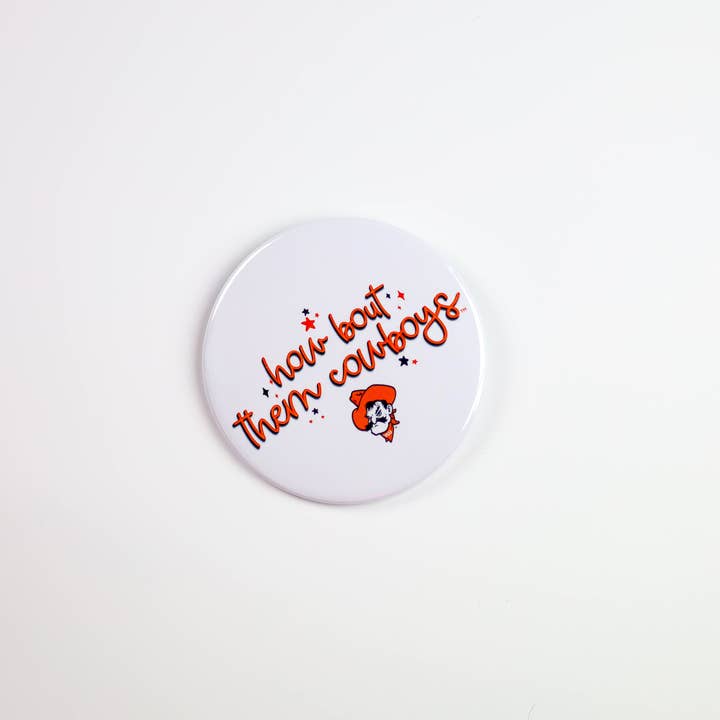 Tailgated Co. - Wholesale Lapel Pin/Button - Oklahoma State University Game Day Buttons | Gameday Pins 1