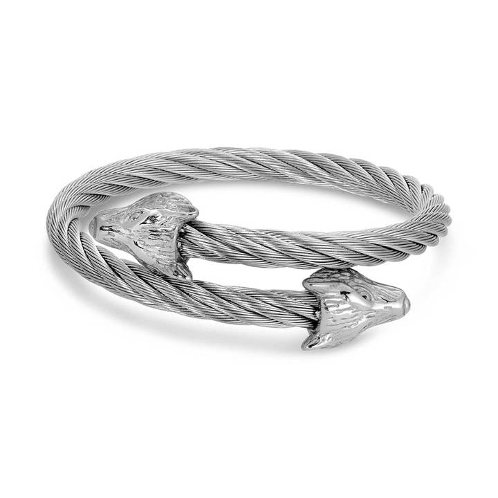 Eye Candy Los Angeles – Engroshandel Smykkesæt – Wolf Head 3-delt armbånd sæt1