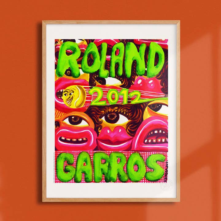 Oneart - Wholesale Poster - Roland-Garros Poster Hervé DI Rosa, 2012 - FFT00334