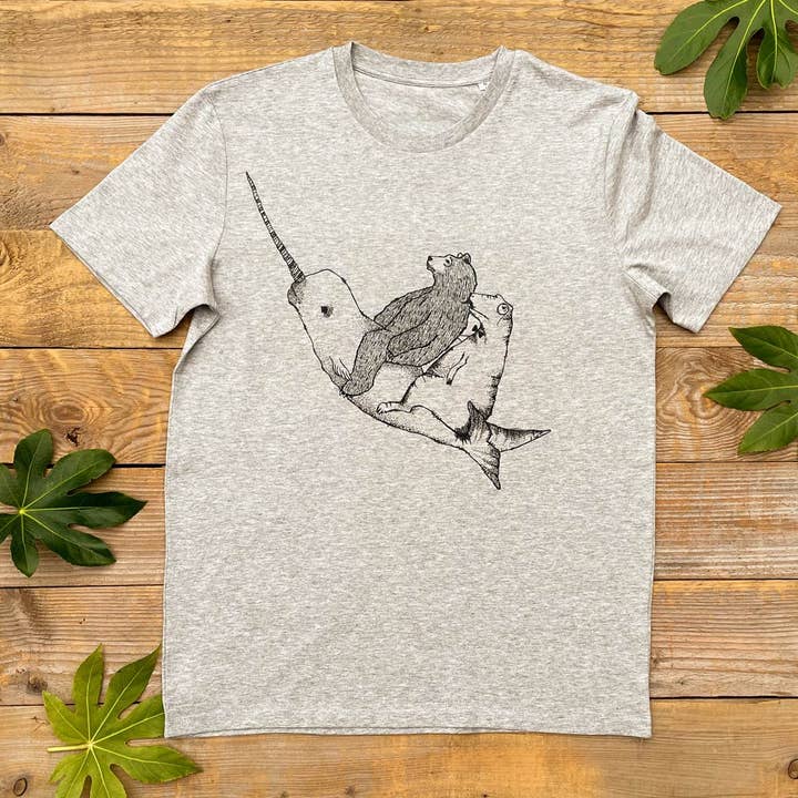 'Narwhal' T-Shirt for wholesale by Don't Feed The Bears