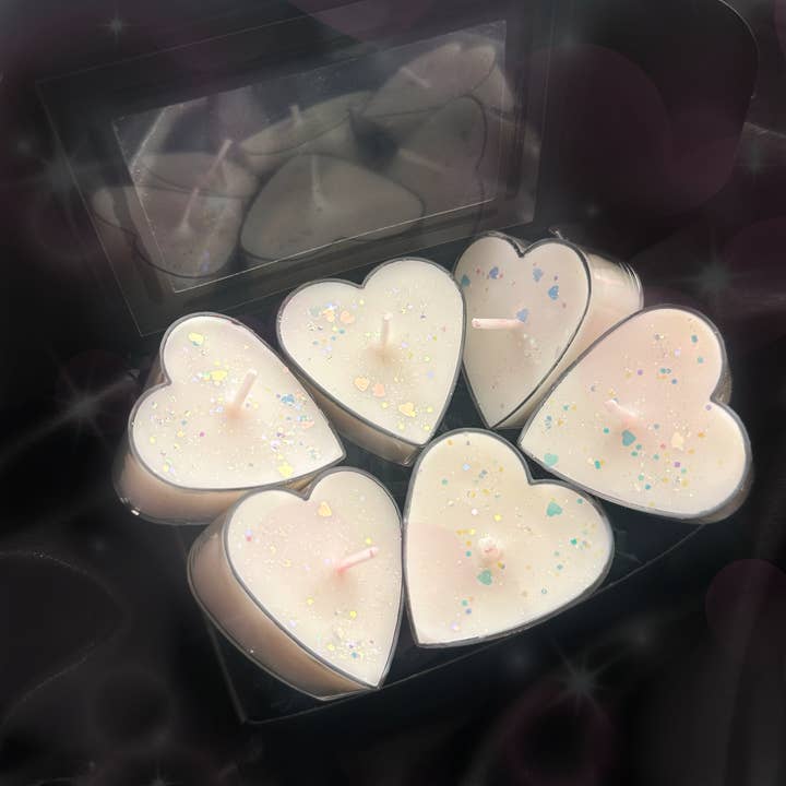 Bleeding Heart Tealight Pack for wholesale by Magickal Madre