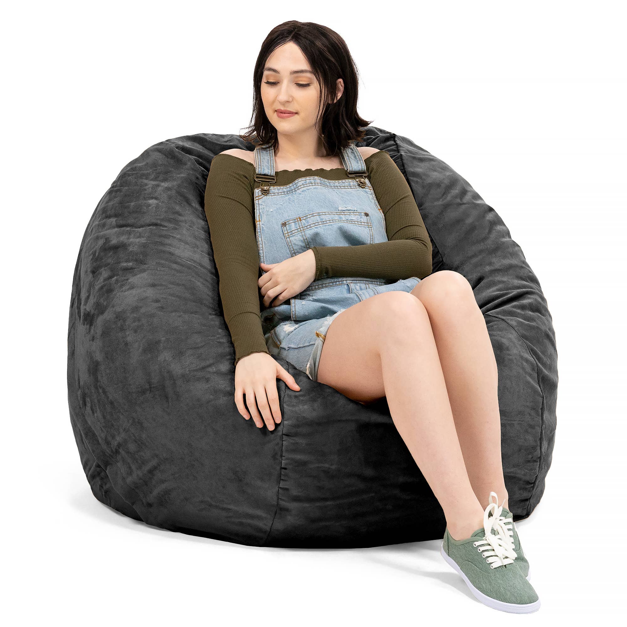 LuvU - Wholesale Chair - Jaxx Saxx 4 Foot Round Bean Bag w/ Removable Cover21
