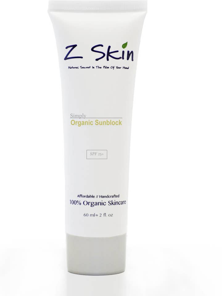 Simply Organic Sunblock for wholesale by Z Skin Cosmetics