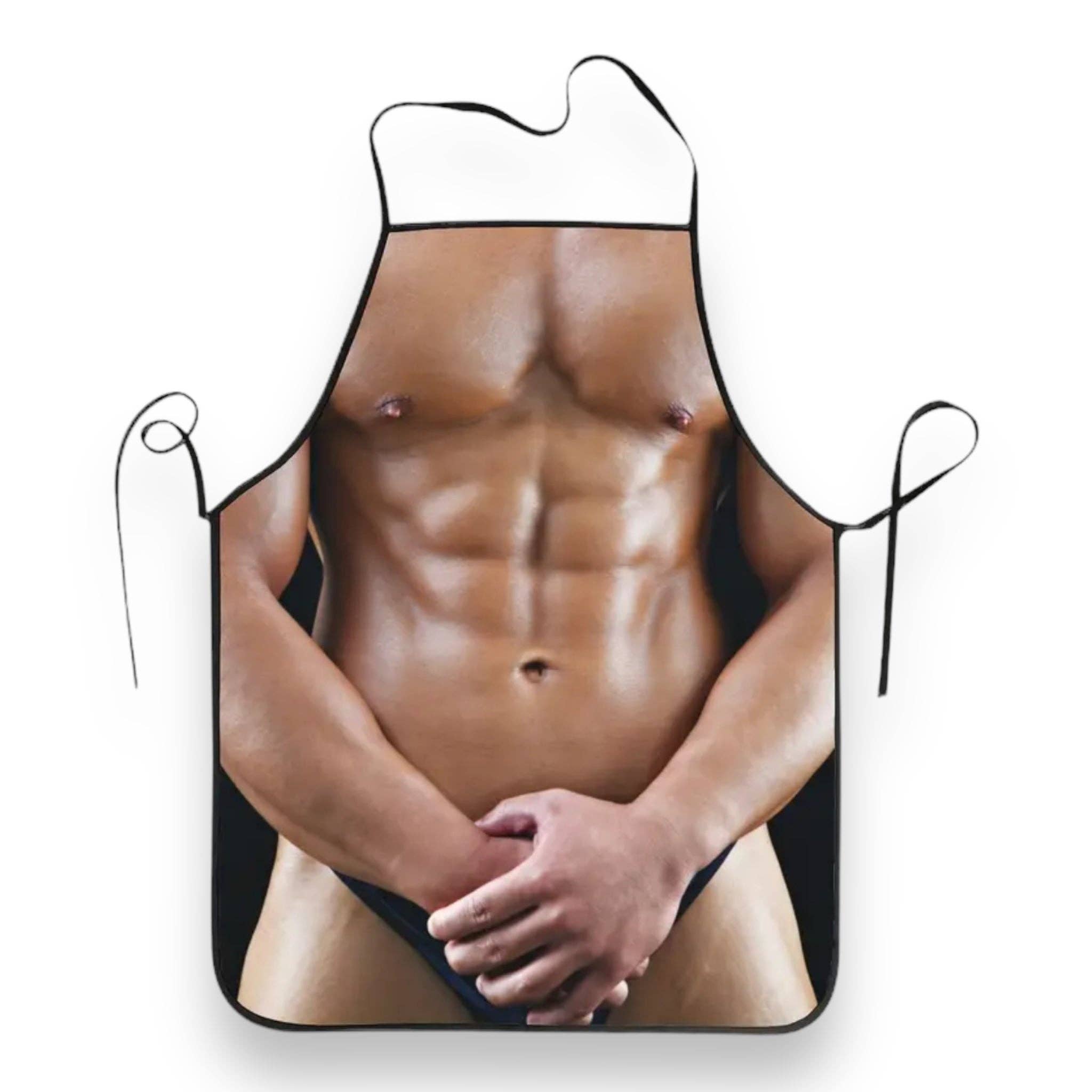 Kinky Pleasure - Wholesale Apron - Kinky Pleasure - AX038 - Apron Sexy Naked Man11
