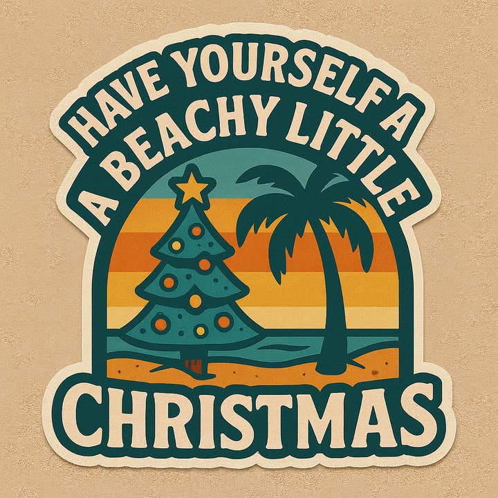 Passez un petit Noël à la plage. pour la vente par Christmas All Over