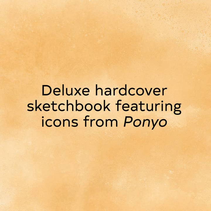 Chronicle Books - Wholesale Sketchbook/Sketchpad - Studio Ghibli Ponyo Sketchbook3
