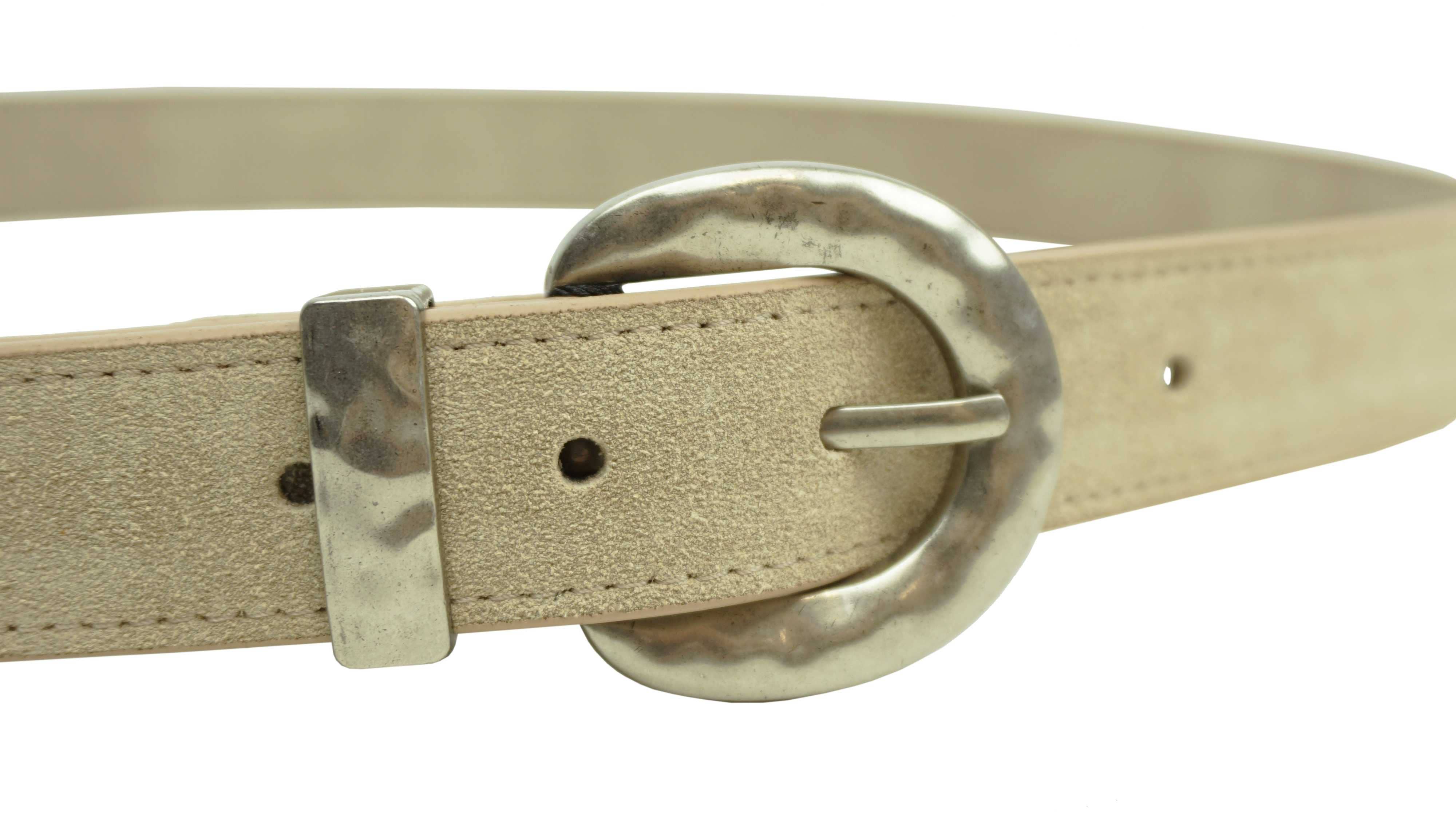 Anais – wholesale Bälte - Dam – Läderbälte med silverfärgad spänne CT39588