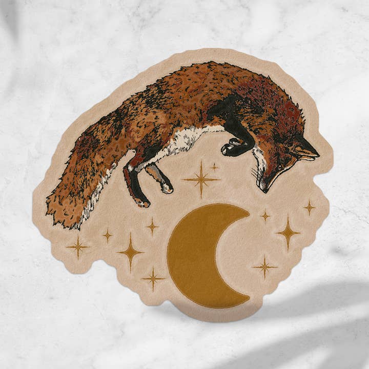 Celestial Fox Sticker for wholesale by Cluster Funk Studio