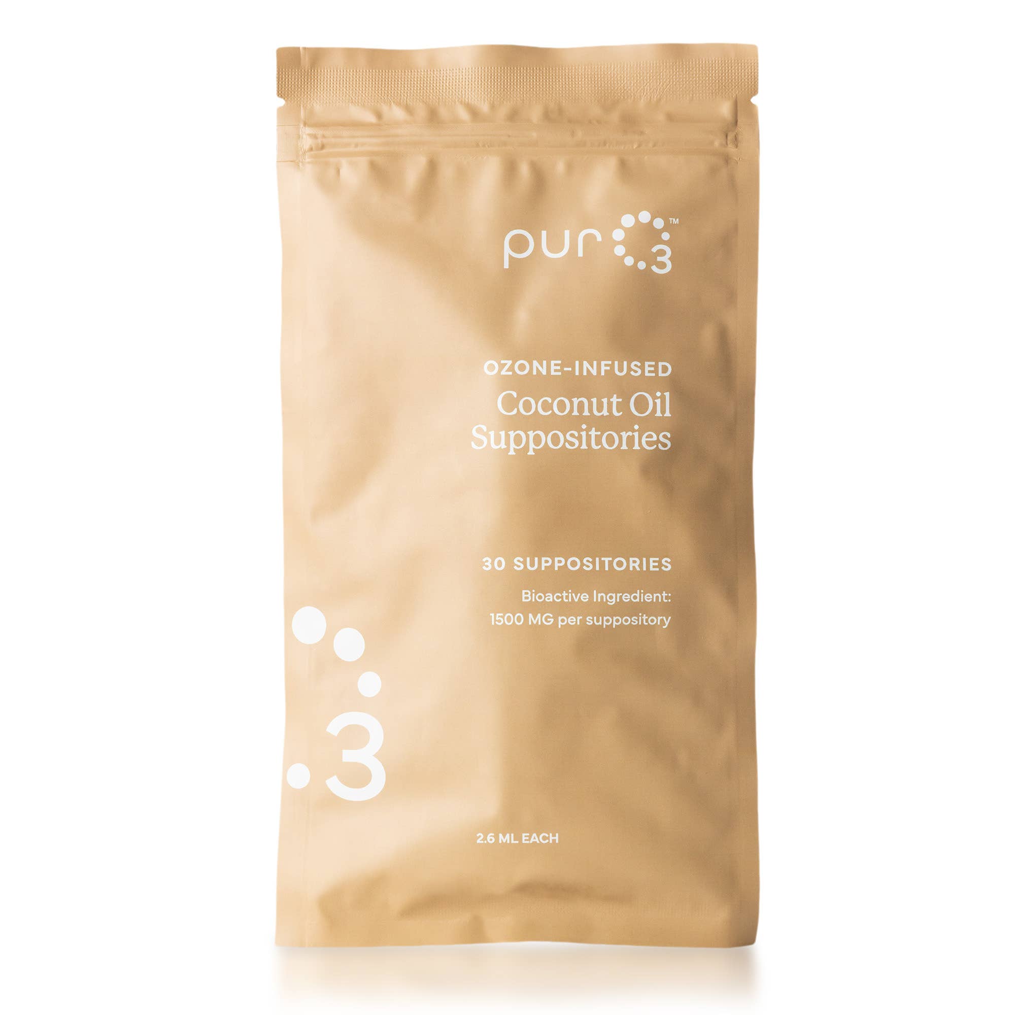 PurO3 - Wholesale Oral Supplement/Vitamin - PurO3 Ozonated Coconut Oil w/Vitamin E Suppositories0