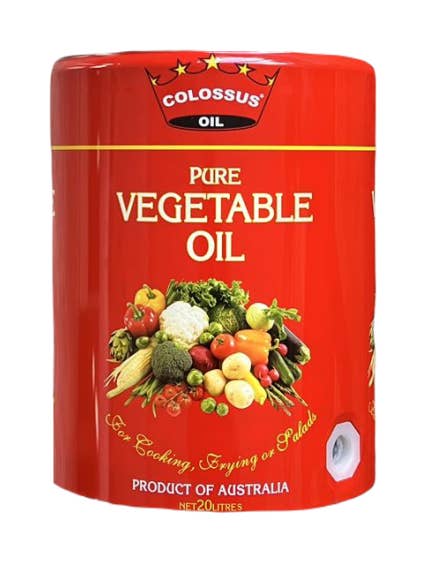 Huile végétale Colossus (rouge) 20l pour la vente par Colossus Oil