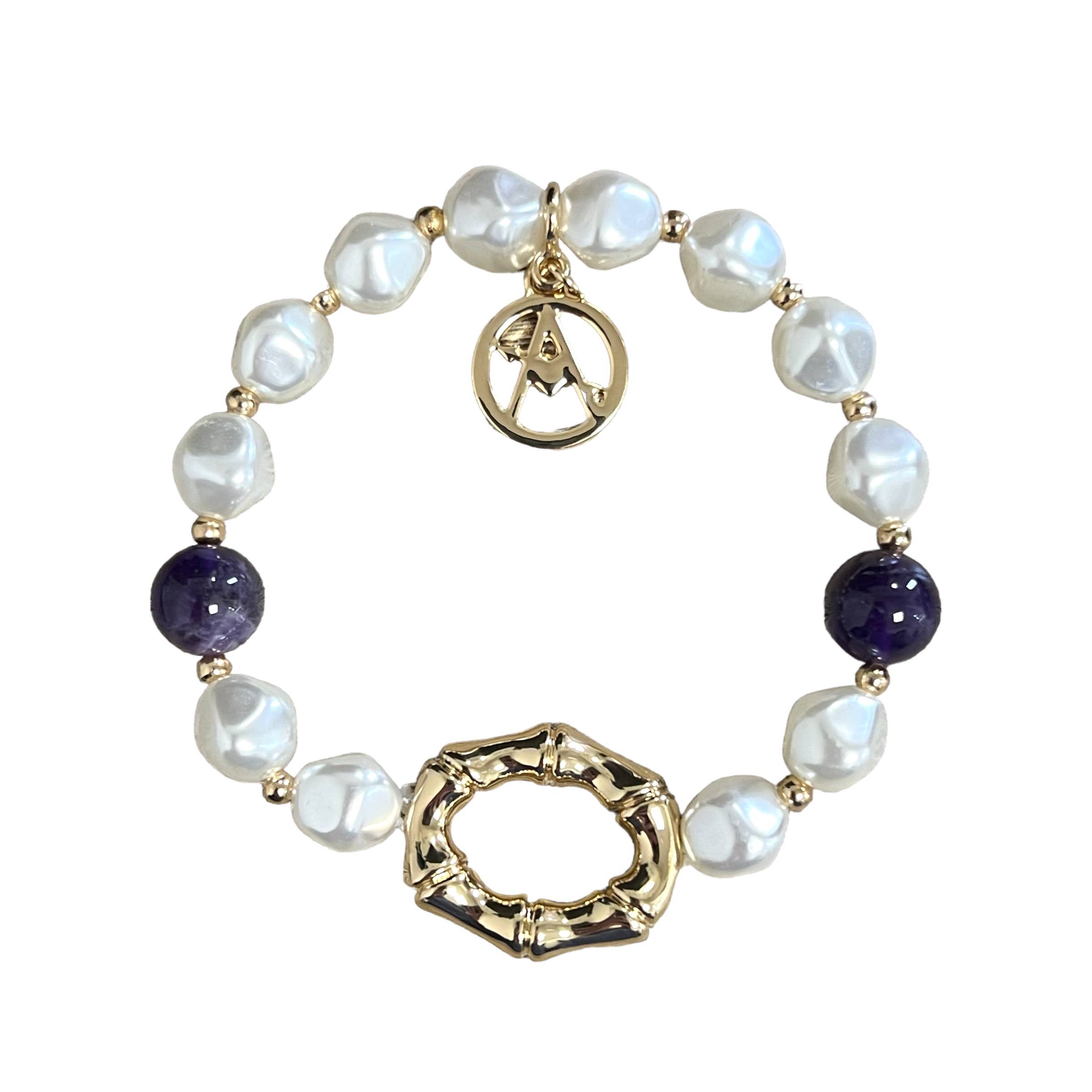 AMORINO SRL – wholesale Pärlarmband – Pärlelastik och stenarmband - S15576-G4