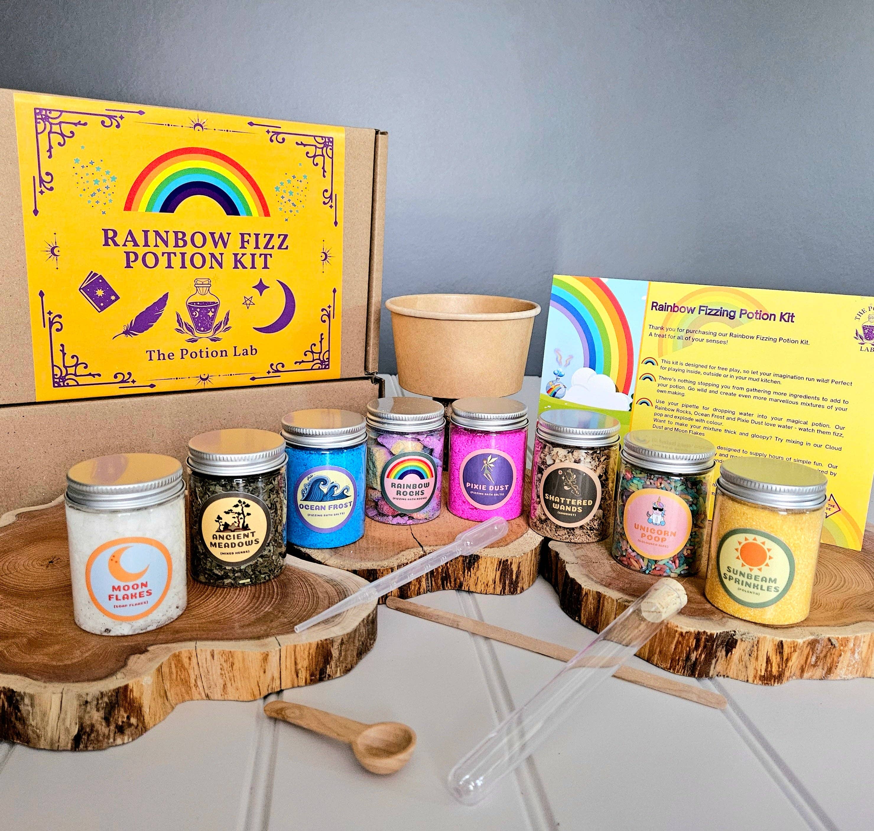 The Potion Lab – Großhandel Bastelset – Kinder – Regenbogen sprudelndes Zaubertrank-Set1