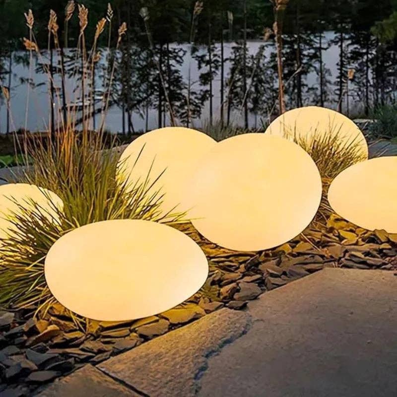 Kiyo Home - Wholesale Outdoor/Lawn Light - Solar Patio Stones | Solar Rock Light | Outdoor Garden Decor1