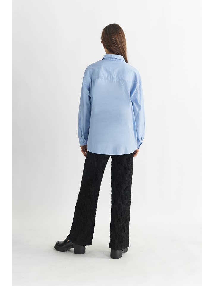 MOD REF - Wholesale Button Down Shirt - Women's - The Ema Top | Collared Button-Down Top13