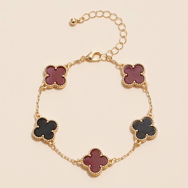 Frem - Wholesale Charm/Dangle Bracelet - Flower Charms Basic Bracelet