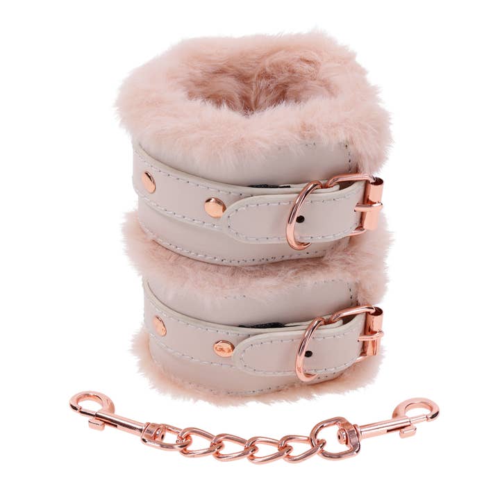 Menottes en fourrure Peaches 'n Creame pour la vente par Sportsheets