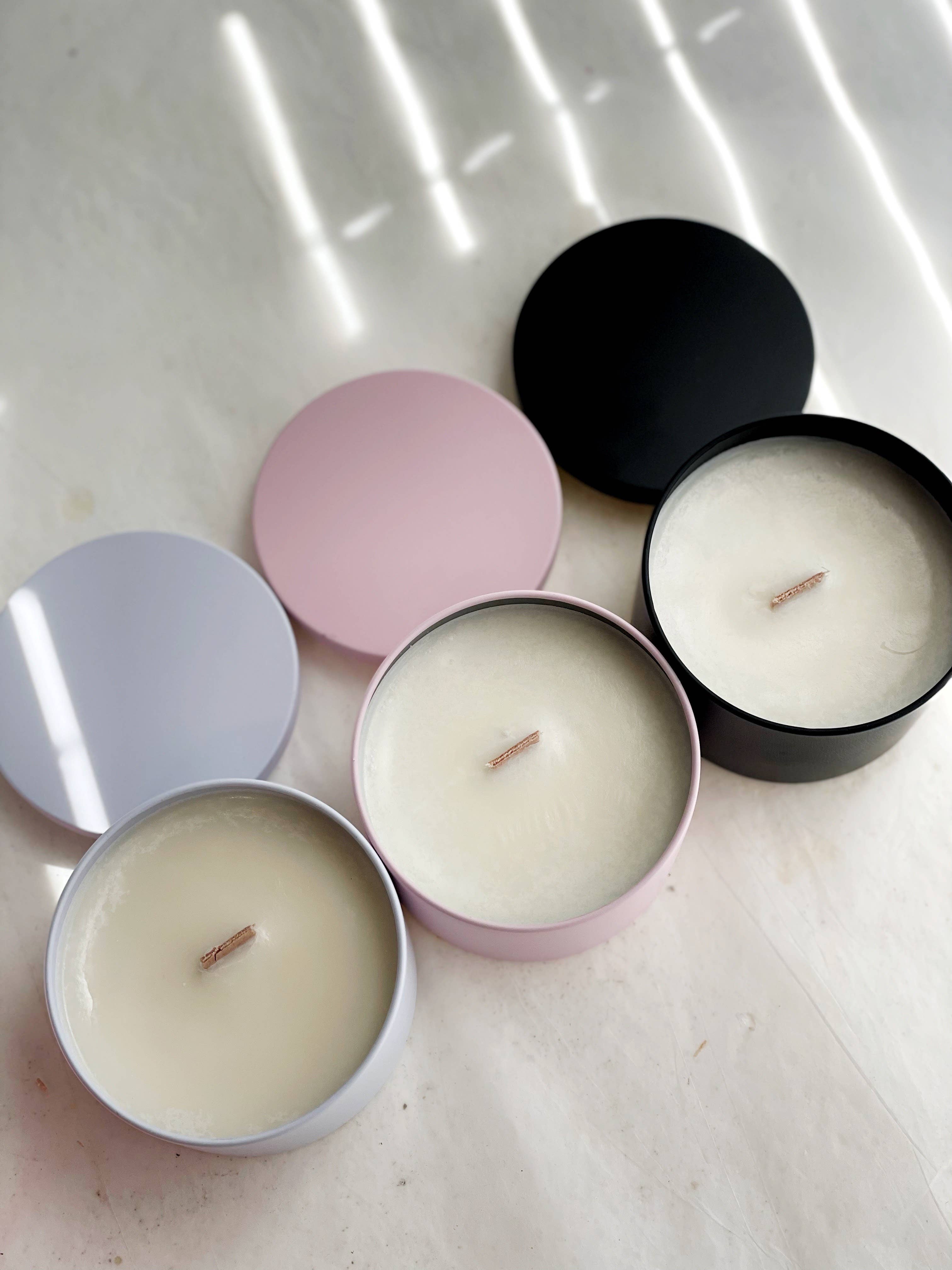 Akivodu Candles - Venta al por mayor Vela aromática de viaje - Vela de Madera de Primavera 8 oz - Múltiples Aromas de Primavera1