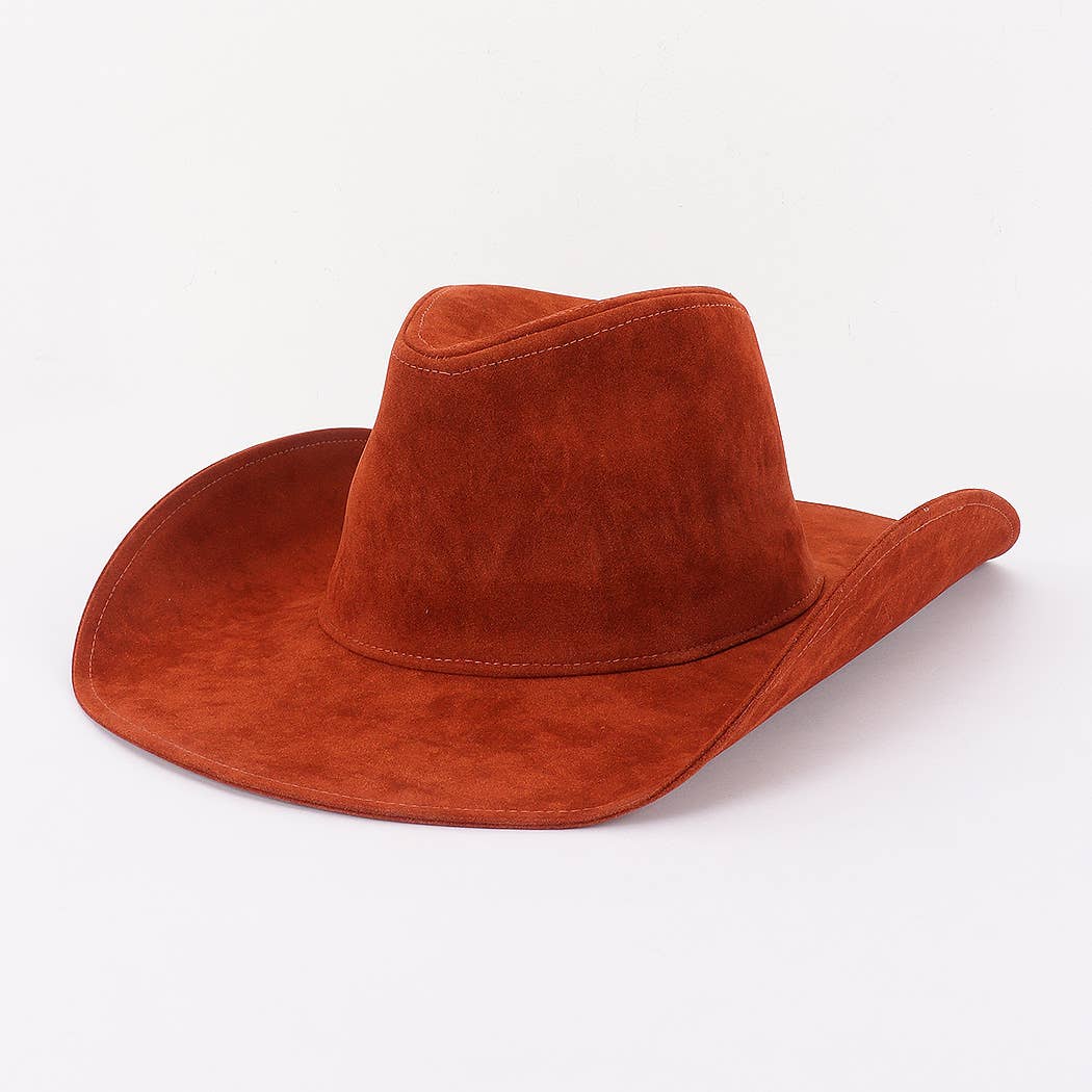 3AM BY H&D ACCESSORIES - Vendita all'ingrosso Cappello da cowboy - Donna - Cappello da cowboy in camoscio2