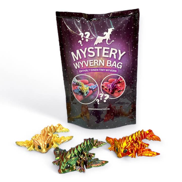 Mystery Wyvern-väska | rörbar babydrake | Tiny Wyvern för wholesale av Der Krämer Factory