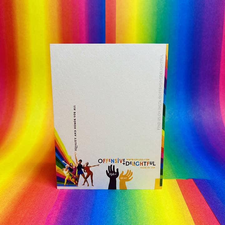 offensivedelightful - Wholesale Birthday Card - TOTALLY GAY! birthday card2