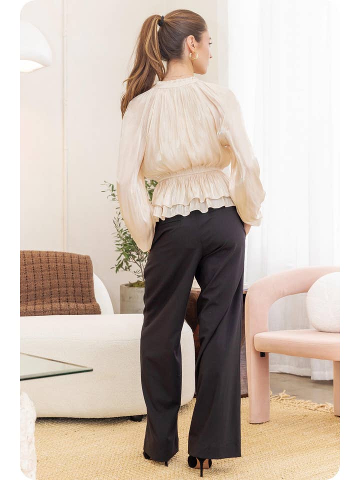 Strut & Bolt – wholesale Byxor - Dam – Kostymbyxor med vida ben41