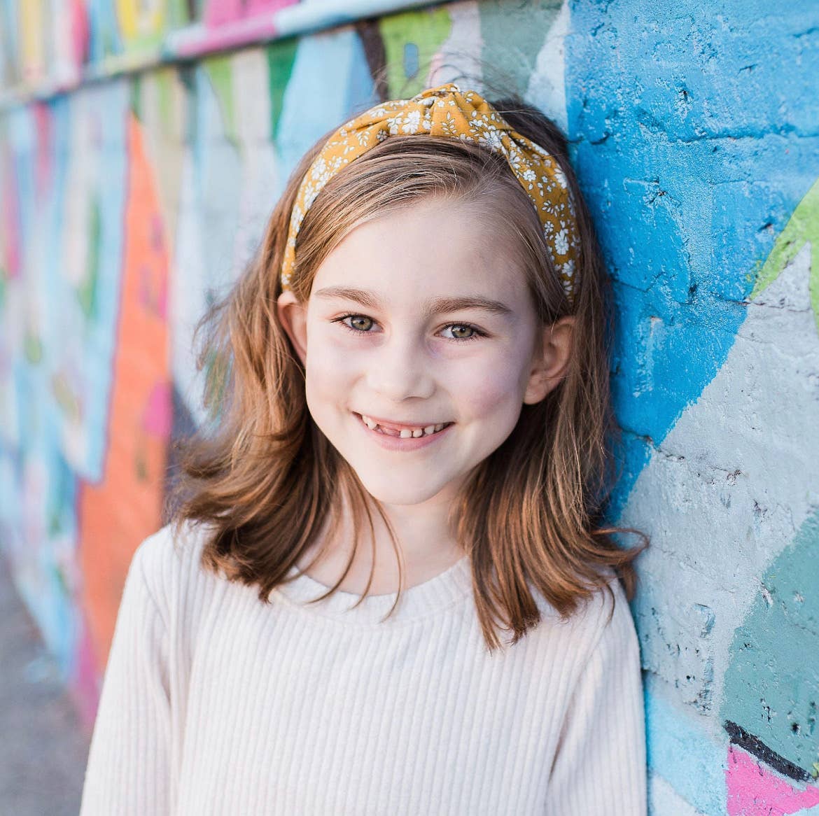 Maddie and Me Handmade - Wholesale Fashion Headband - Kids - Liberty of London Spring Floral Headband | Mustard5