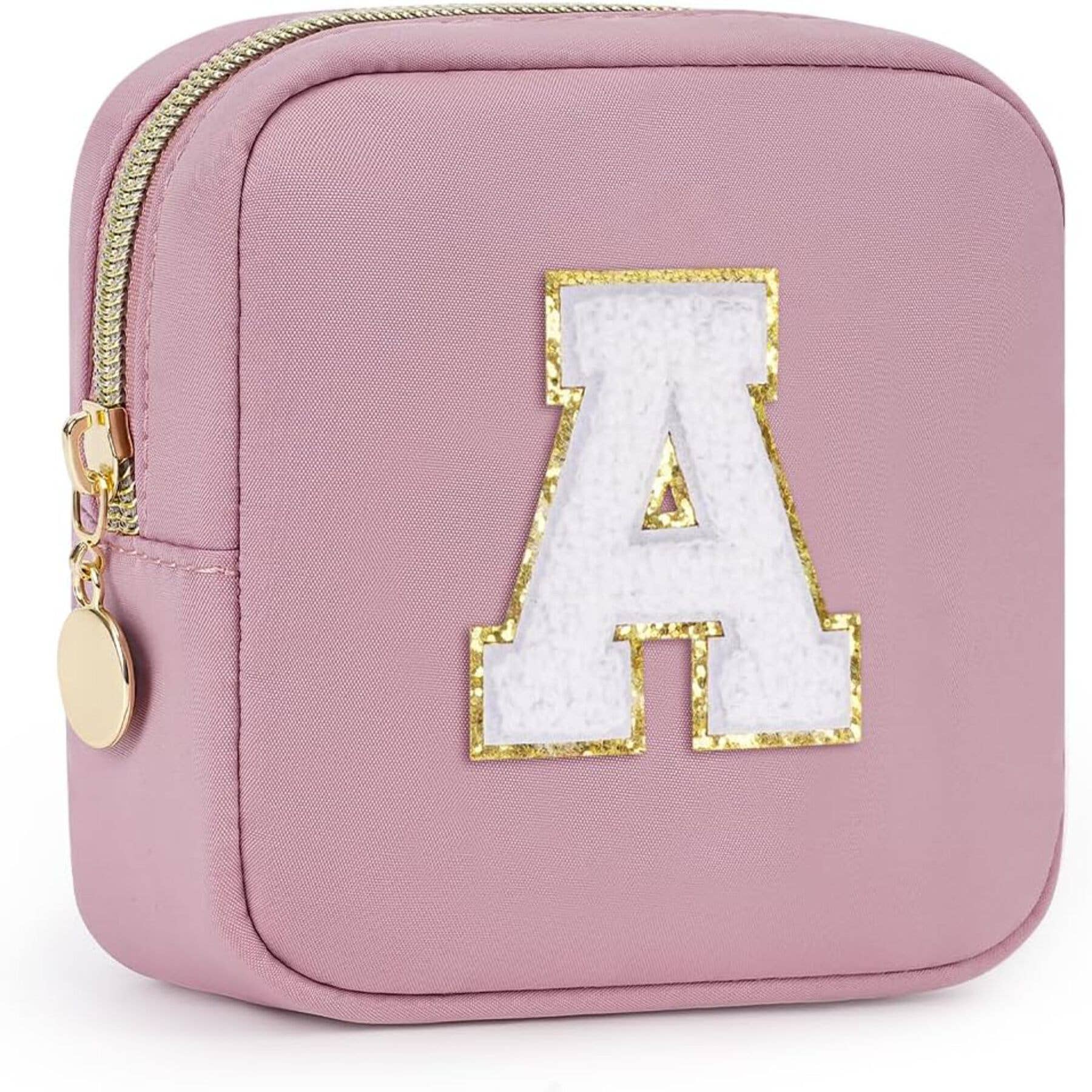 wandf – Großhandel Schmink-/Kosmetiktasche – Personalisierte Monogramm-Tasche Mini Initialen Schminktasche107