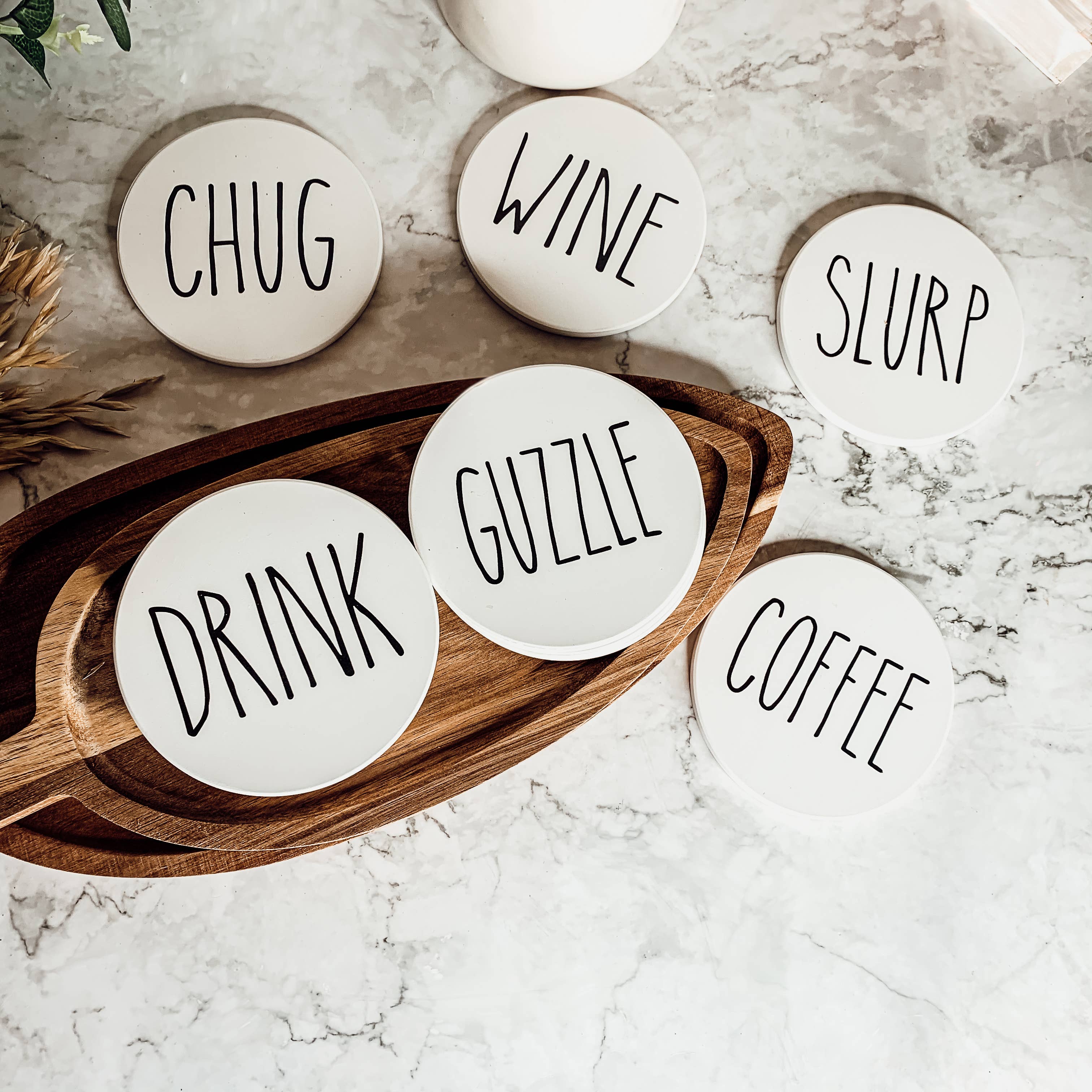 Gia Roma - Vente Sous-verre - Ensemble de dessous de verre Holiday Coasters, édition limitée18