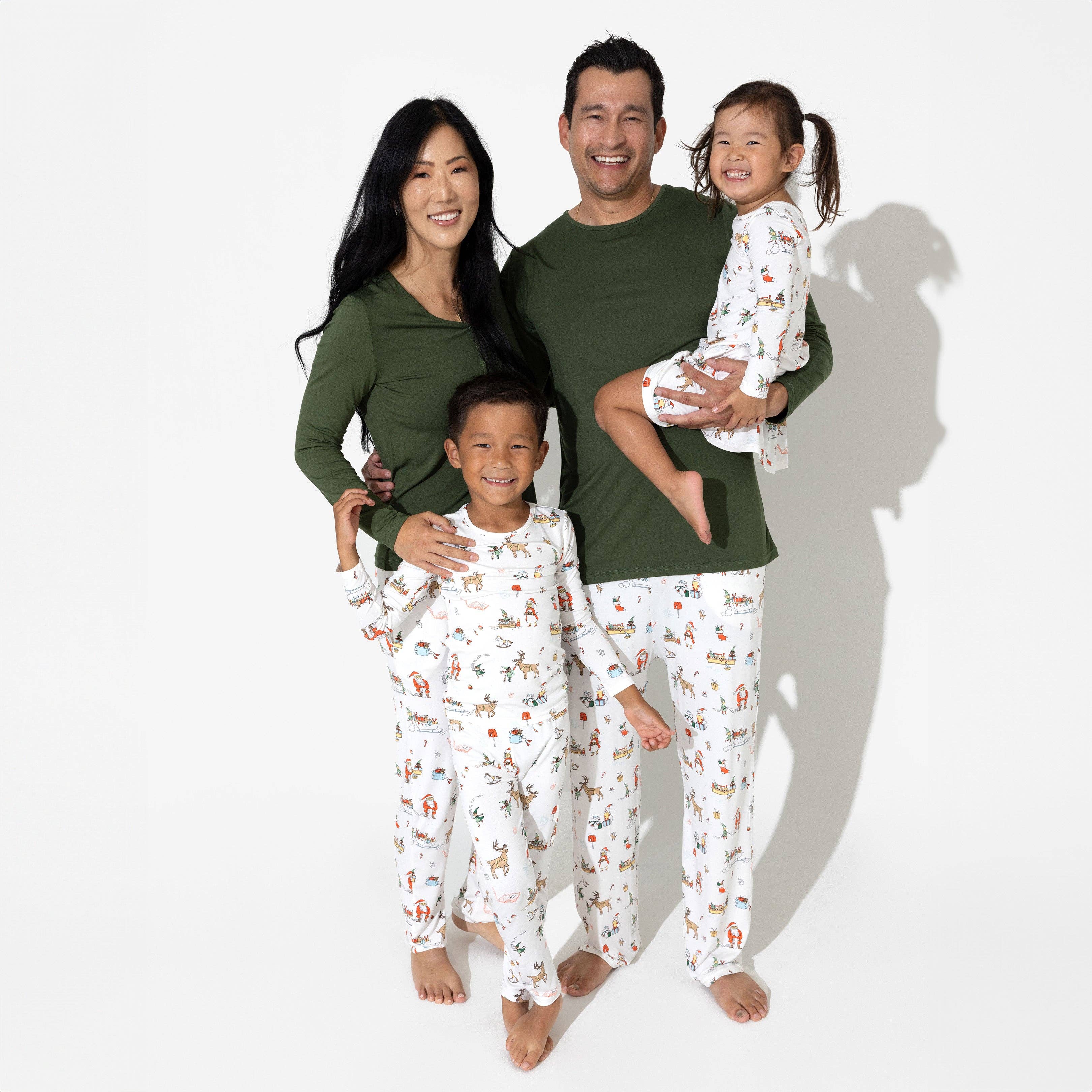 Bellabu Bear - Wholesale Sleepwear Set - Men's - Santa's Workshop Bamboo Men's Pajama Set1