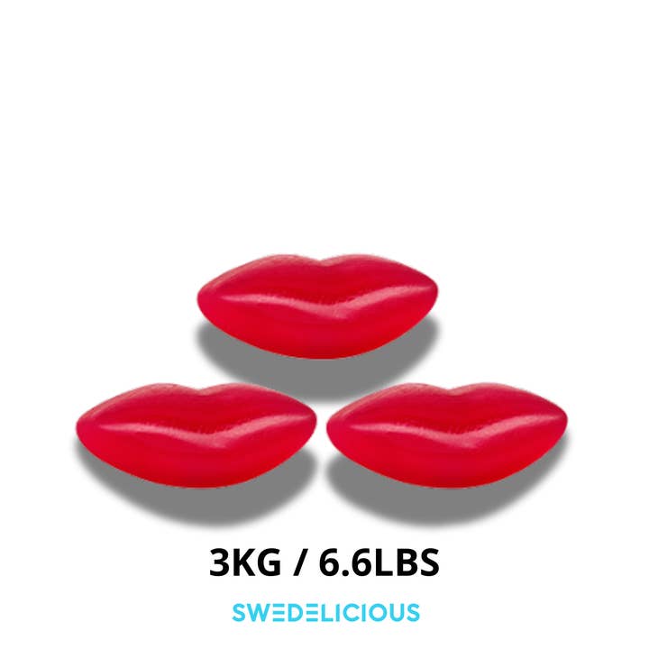 Red Lips - Swedish Candy - Pick and mix for wholesale by Swedelicious - Swedish Candy