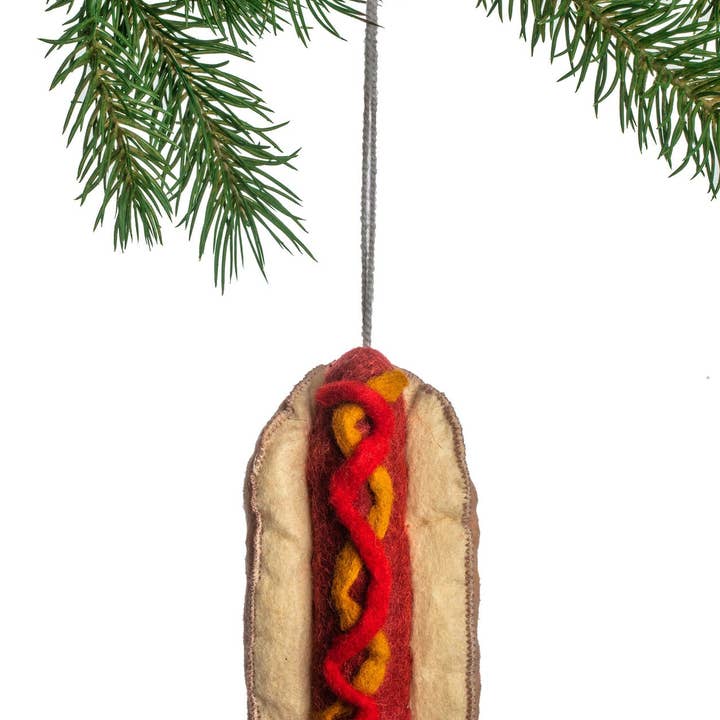 Silk Road Bazaar - Wholesale Ornament - Hot Dog Ornament