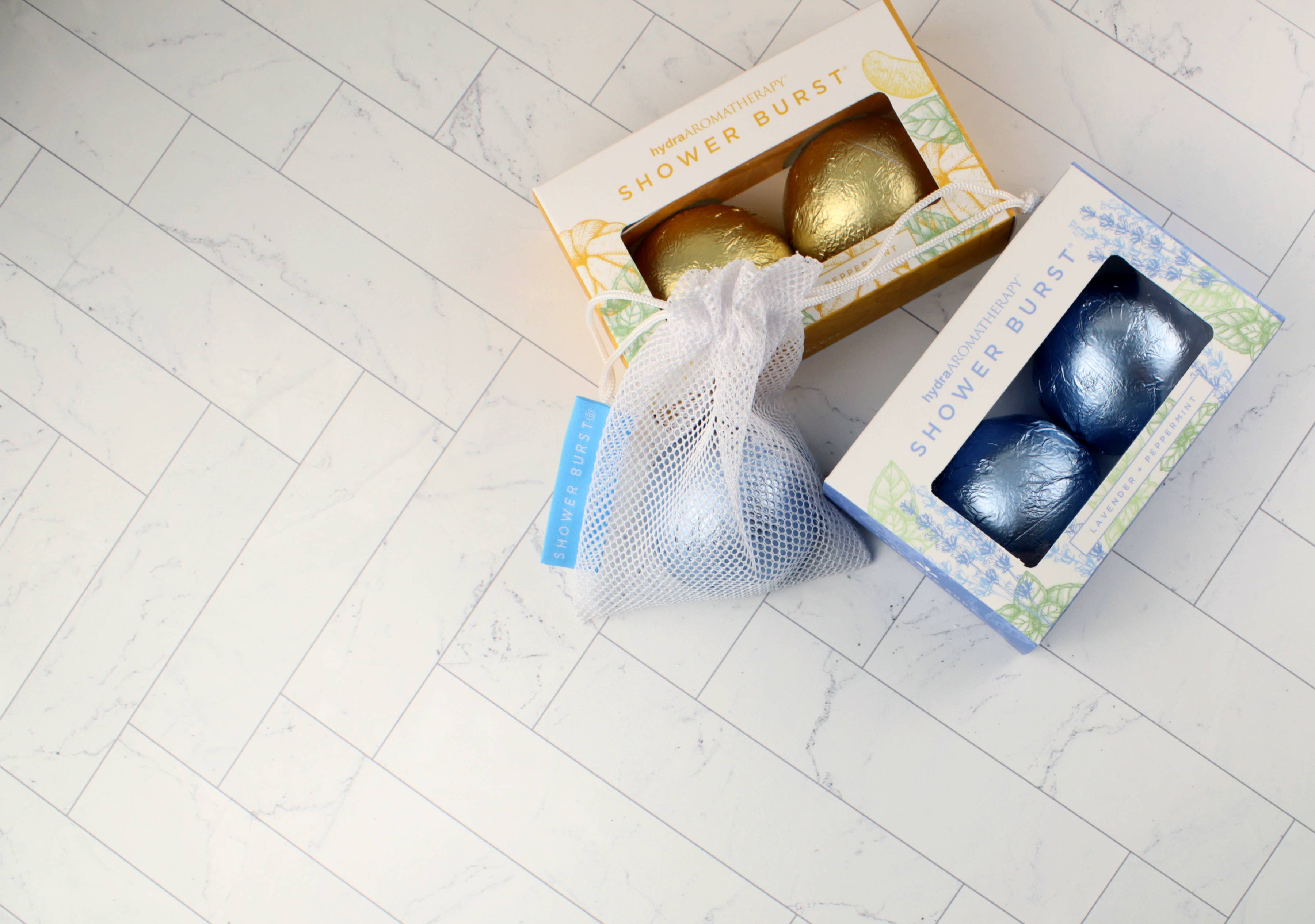 hydra - Wholesale Shower Steamer/Bomb - Shower Burst® Duo in Unwind3