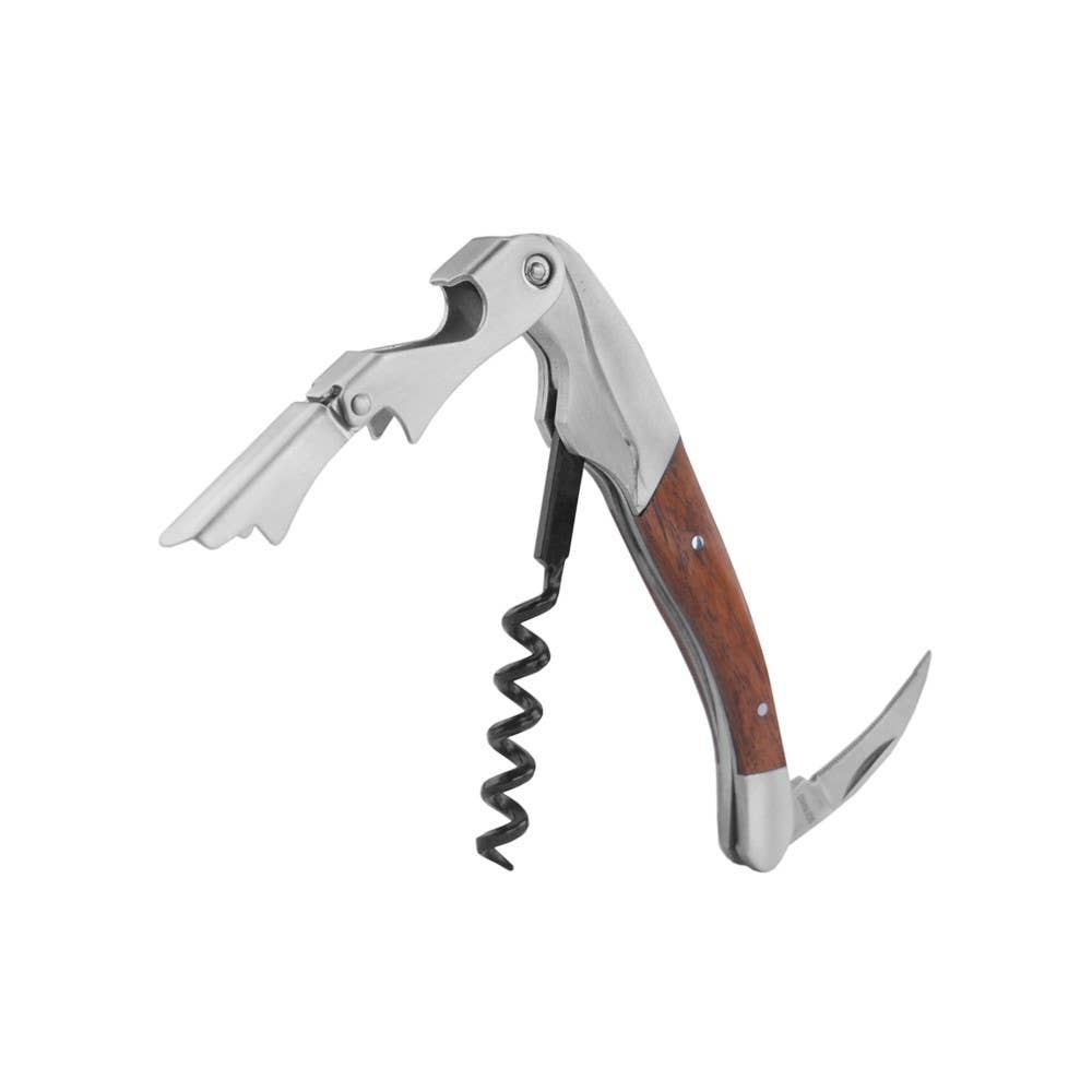TABLESETTERS LIMITED - Wholesale Bottle/Wine Opener - Corkscrew Opener Wood Handle, 12 Piece Displayer1