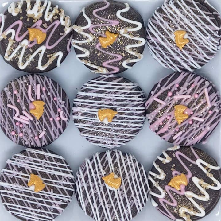 Wild Angel Treats, LLC - Vendita all'ingrosso Dolci ricoperti di cioccolato - Oreo ricoperti di cioccolato unicorno
