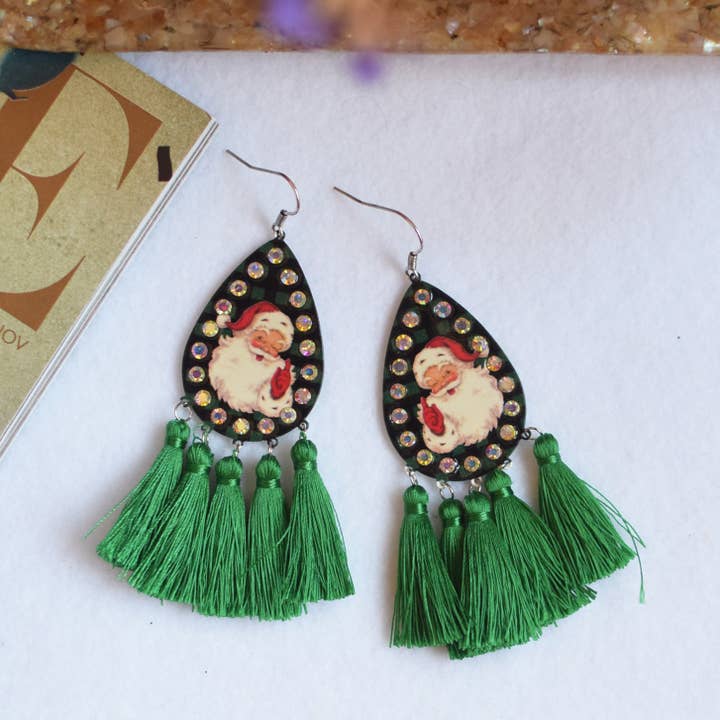 Curated 8576 Christmas Earring, Metal Earrings, Gift ideas for wholesale by Curated Trinkets