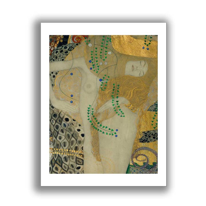 Kunstdruk Zeeslangen door Klimt oningelijste wandkunst voor wholesale door Go To Design