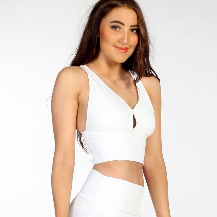 Islander Banded Tankini Top - V305 for wholesale by UjENA