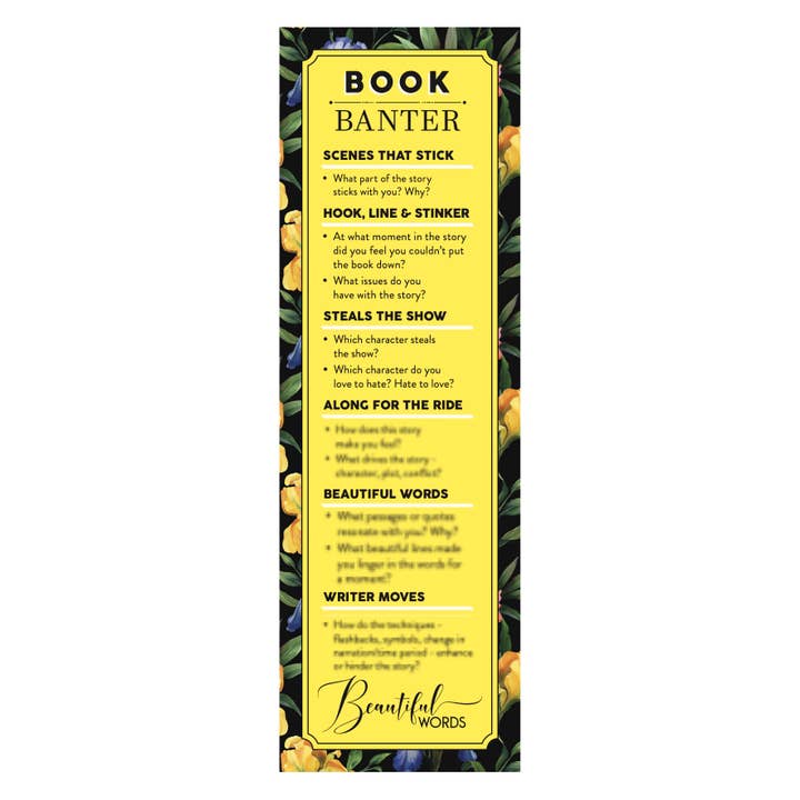 Beautiful Words - Wholesale Bookmark - Book Banter Bookmark1
