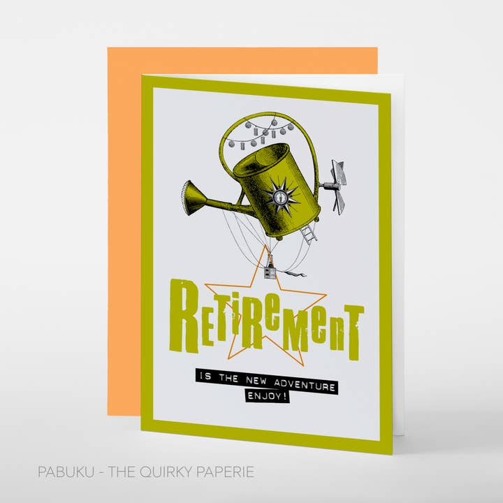 Retirement Adventure | Retirement Card for wholesale by Pabuku